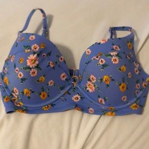 34D floral bikini top